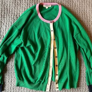 EUC Boden Women's Lara Relaxed Cotton Cardigan